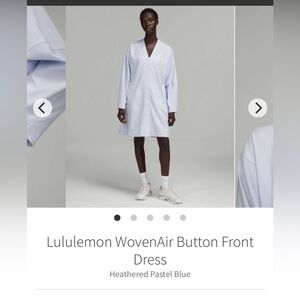 Lululemon Athletica Heathered Pastel Blue Dress. NWOT.